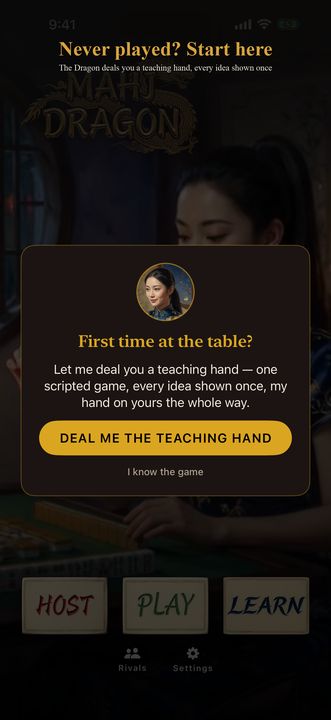 The Dragon offers a teaching hand (iPhone)