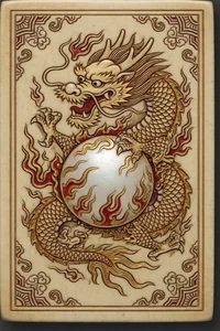 American: a joker tile with a dragon