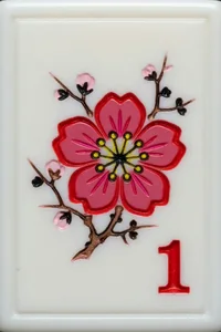 Taiwanese 16-Tile: a flower tile
